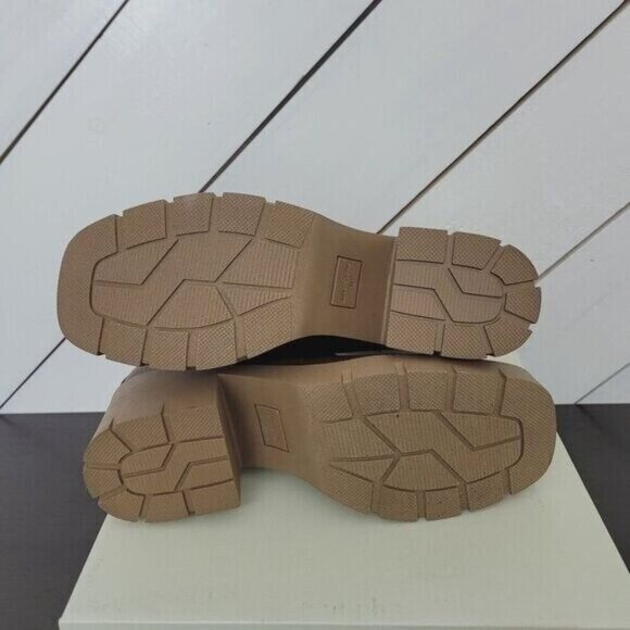 NWT Sun + Stone  SS Verity Chunky Heel Brown Ankle Chelsea Boots 10M Women's - Picture 8 of 10